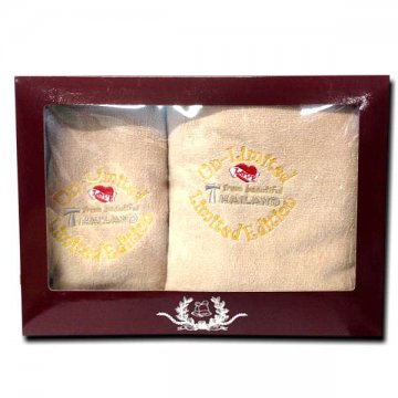 ผ้าขนหนู แพคคู่ สีนู้ด