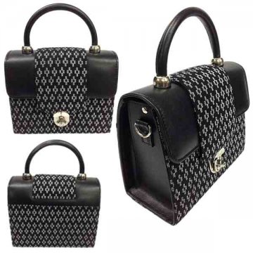 Handbag 14 decorated with Thai Khit pattern